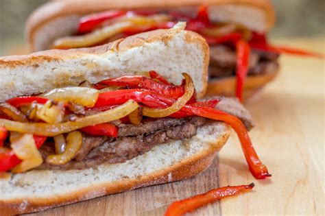 Steak & Pepper Sandwiches - Around My Family Table