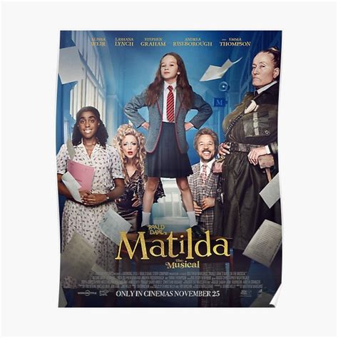 "Roald Dahl's Matilda the Musical (2022) Poster" Poster for Sale by DavidDenham | Redbubble