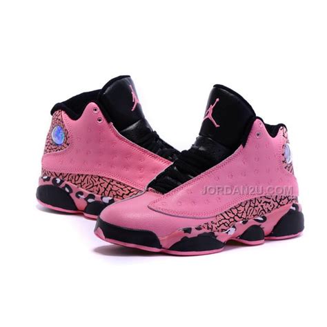 Womens Air Jordan 13 Pink/Black, Price: $85.00 - New Air Jordan Shoes ...