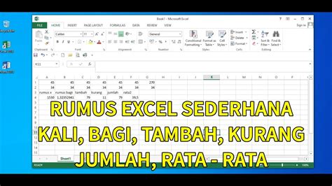 Cara Membuat Rumus Kali Dan Bagi Di Excel Rumus Penjumlahan | Porn Sex Picture