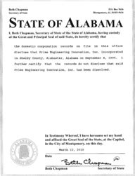 alabama certificate of authority renewal - LLC Bible