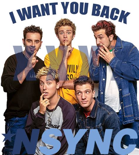 Nsync I Want You Back JPEG PNG Sublimation Digital Download - Etsy