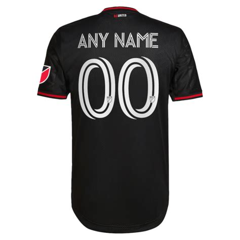 All Players D.C. United 2021/22 Custom Jersey - Black