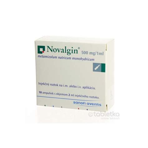 Novalgin 500 mg/1 ml | etabletka