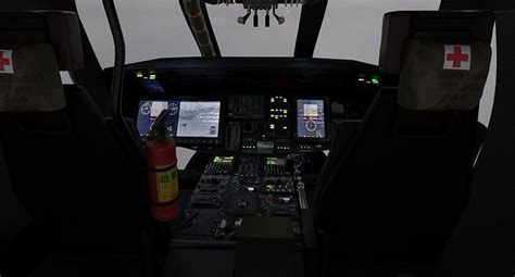 3D model Black Hawk UH-60 Cockpit VR / AR / low-poly | CGTrader