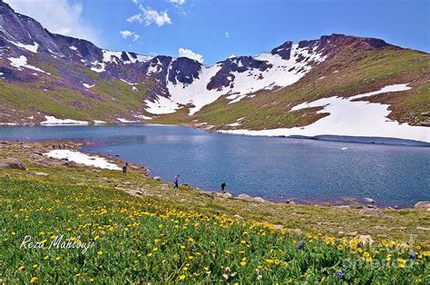 Summit Lake. Photograph by Reza Mahlouji - Pixels