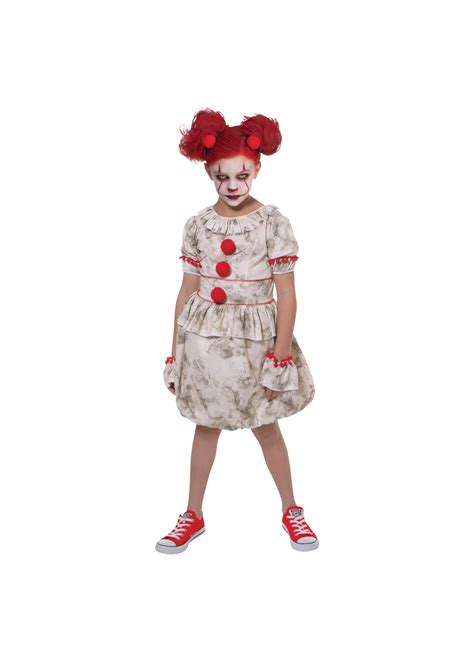 Kid's Girls Dancing Clown Costume - Scary Costumes