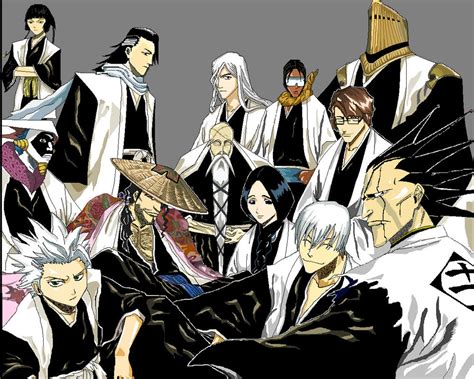 All bleach captains by TheCirroBros on DeviantArt