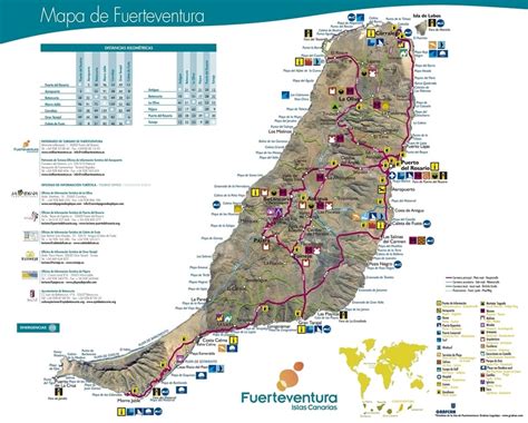 Fuerteventura Maps - The Tourist Maps you Need to Plan Your Trip