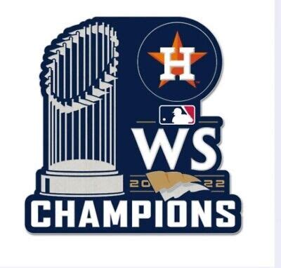 HOUSTON ASTROS 2022 World Series Champions Trophy Lapel Pin $20.49 ...