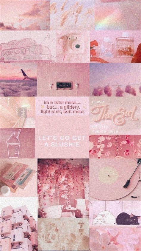 Pink Aesthetic Collage Wallpapers - Wallpaper Cave