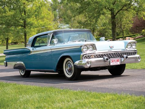 1959 Ford Fairlane 500 Skyliner Retractable Hardtop retro r wallpaper ...