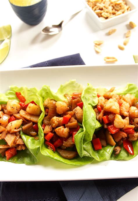 Shrimp Lettuce Wraps with Coconut Curry Sauce - Robust Recipes