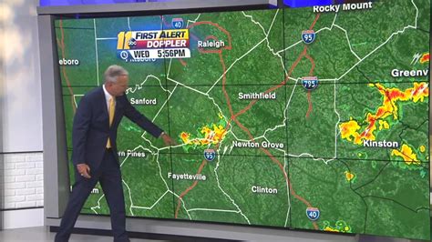 Severe weather moves through central North Carolina - ABC11 Raleigh-Durham