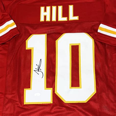 Tyreek Hill Autographed Signed Kansas City Chiefs Red NFL Jersey- JSA Authentic