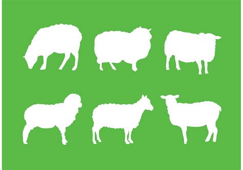 Sheep silhouette 85538 Vector Art at Vecteezy