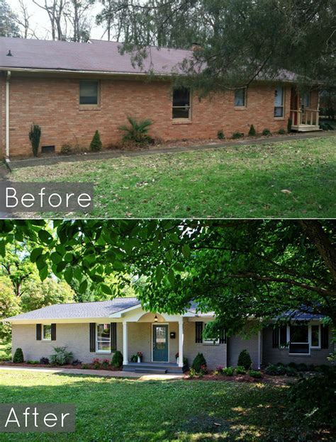 Before and After Pic- Painted this ranch Repose Gray by Sherwin ...