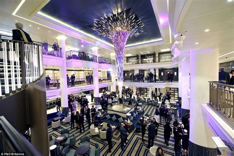 Sneak look inside the Britannia, the LARGEST ever cruise ship for the UK | Daily Mail Online