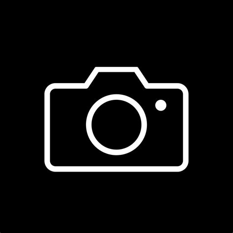 Minimal Black and White Camera | Camera icon, Black app, App icon