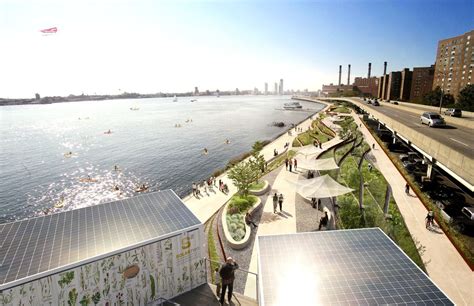 The Next Big Public Space: The Dryline | Bjarke ingels, Landscape ...