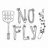 Fly Swatter Drawing Stock Illustrations – 111  sketch template
