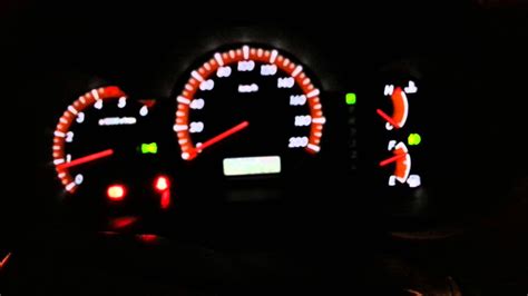 Toyota Hilux 3.0G dashboard lights. - YouTube