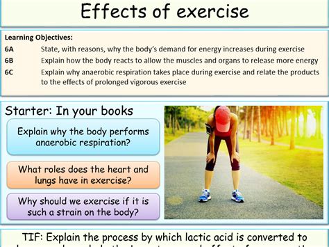 Effects of exercise | Teaching Resources