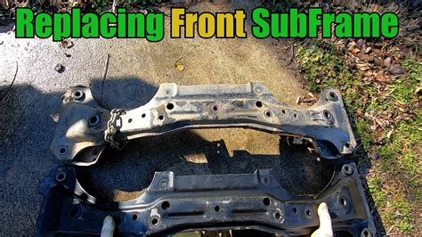 Front subframe replacement - YouTube