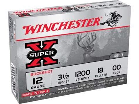 Remington 12 Gauge Express Managed-Recoil RL12BK00 2-3/4" 00 Buckshot 8 ...