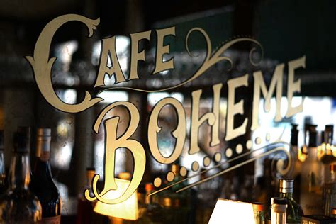 CAFE BOHEME — Archie Proudfoot