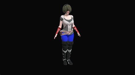 Rogue Female Character - Download Free 3D model by fpbarlow [155f086 ...