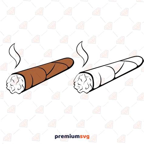 Cigar Silhouette Svg