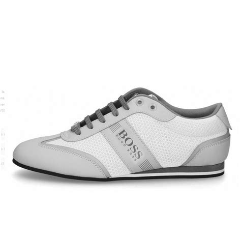 Buy Boss Footwear | CBMenswear | Hugo Boss 50370438 Open White Trainer