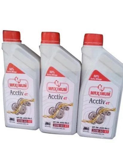 900ml 4 Stroke Bike Engine Oil at Rs 130/bottle | Four Stroke Engine ...