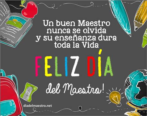 Feliz día del Maestro | Tarjetas, imágenes, frases y mensajes de felicitaciones