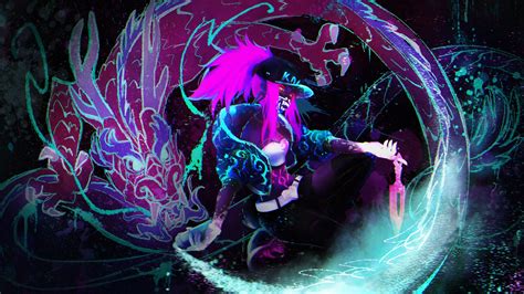 Kda Akali Neon Dragon The free update alters the appearance of akali s ...