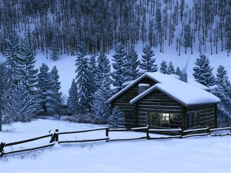 Log Cabin Winter Alaska | Winter Cabin Wallpapers - Wallpaper Cave ...