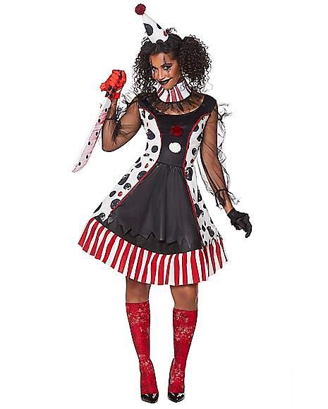 Adult Twisted Clown Costume - Spirithalloween.com