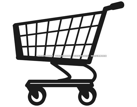 Shopping Cart SVG, Shopping Cart Cut File, Shopping Cart DXF, PNG ...