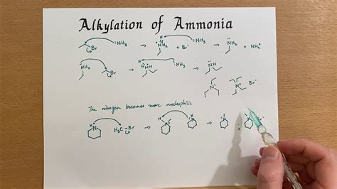 Alkylation of ammonia and amines - YouTube