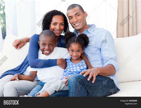 Portrait Of A Smiling Afro-american Family Stock Photo & Stock Images | Bigstock