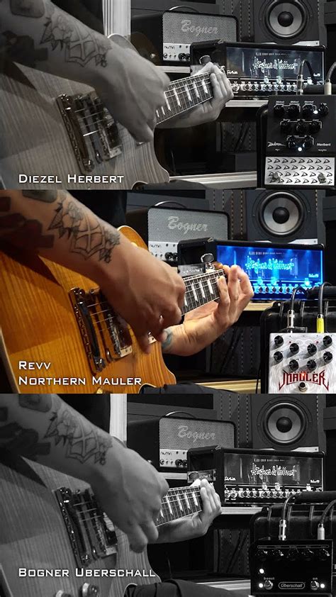 Diezel VS Revv VS Bogner | Gibson USA Kirk Hammett "Greeny" | Metallica - Master Of Puppets ...