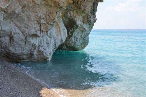 Gjipe beach, Albania stock image. Image of albania, outside - 100120047