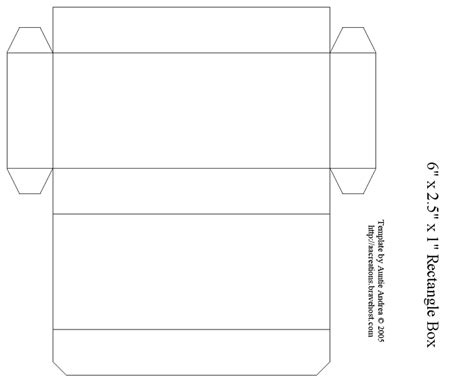 7 Best Images of Printable Rectangle Box - Rectangle Box Template ...