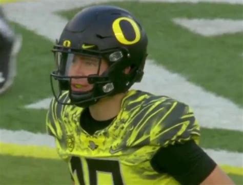 Video: Justin Herbert emotional after leading Oregon to Rose Bowl win