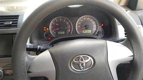 Toyota corolla Axio G 2008 start up and interior preview - YouTube