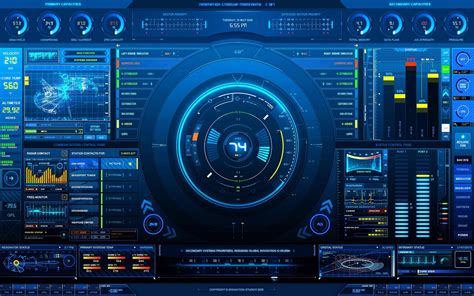 Futuristic Computer Interface Wallpapers - Top Free Futuristic Computer ...