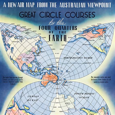 A New Air Map from the Australian Viewpoint | KoHoSo.us