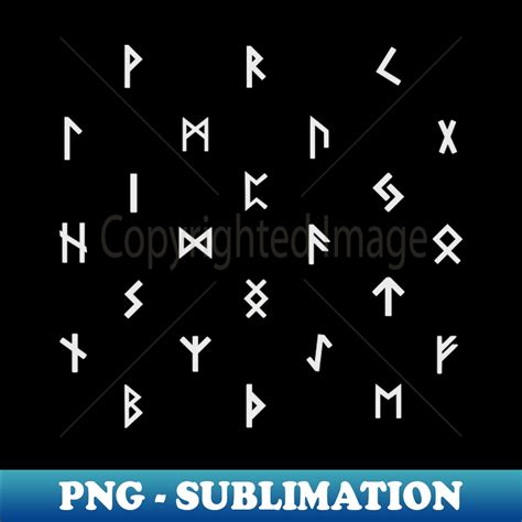 Futhark Rune Symbols Alphabet And Parttern - PNG Transparent - Inspire ...