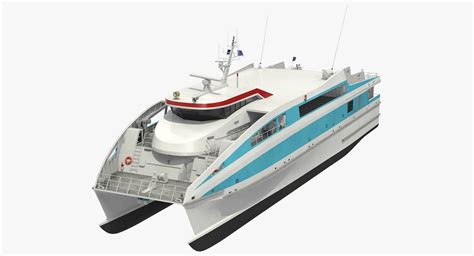 Ferry catamaran 3D model - TurboSquid 1397831